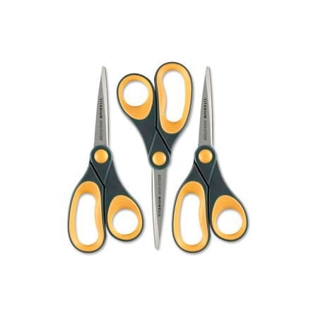 Acme United WestcottTitanium Non Stick Scissors, 8" Straight, 2/Pack 15454